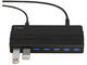 USB Хъб Orico USB3.0 HUB 7 порта с Premium захранващ адаптер, черен 