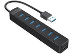 USB Хъб Orico USB3.0 HUB 7 порта - Type C вход