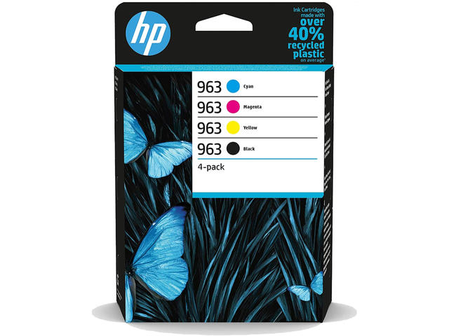 Консумативи HP 963 CMYK Original Ink Cartridge 4-Pack