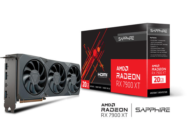 Видео карти Sapphire AMD Radeon RX 7900 XT 20GB