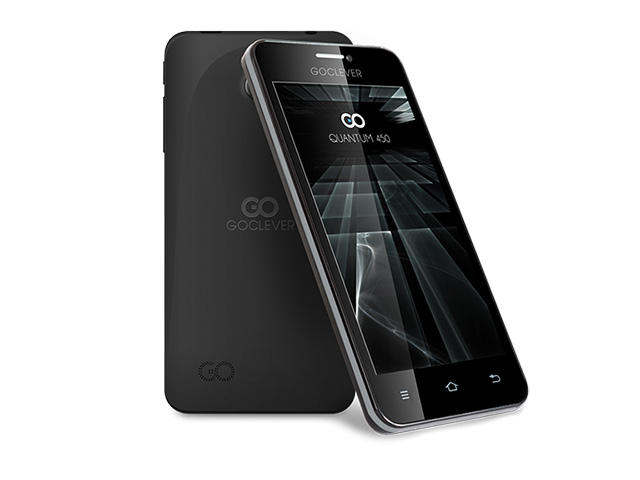 Смартфони GOCLEVER QUANTUM 450 4GB, черен цвят