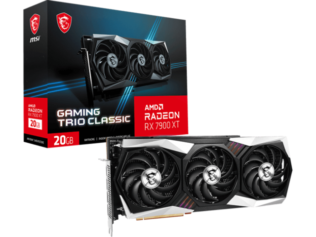 Видео карти MSI Radeon RX 7900 XT GAMING TRIO CLASSIC 20G