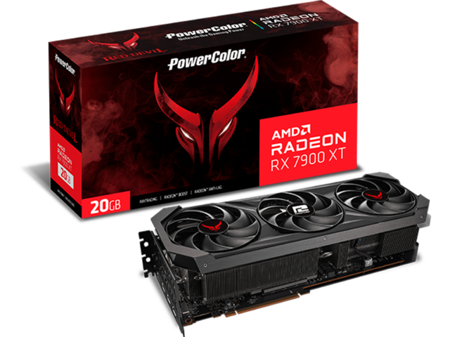 Видео карти Powercolor AMD Radeon RX 7900 XT Red Devil 20GB
