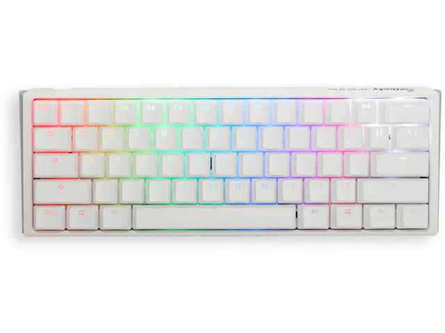 Клавиатури Ducky One 3 Pure White Mini 60% Hotswap Cherry MX Speed Silver 