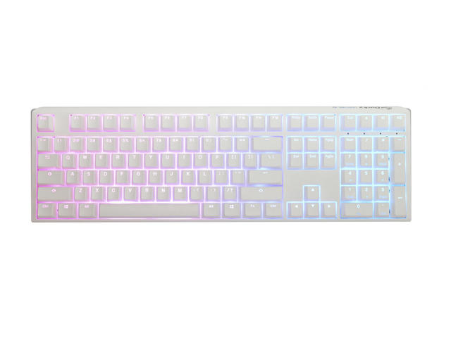 Клавиатури Ducky One 3 Pure White Full Size Hotswap Cherry MX Clear
