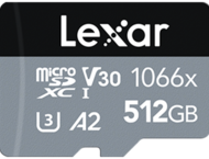 Карти памет 512GB Lexar® High-Performance 1066x microSDXC™ UHS-I, C10 A2 V30 U3
