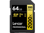 Карти памет 64GB Lexar® Professional 2000x SDHC™ UHS-II C10 V90 U3