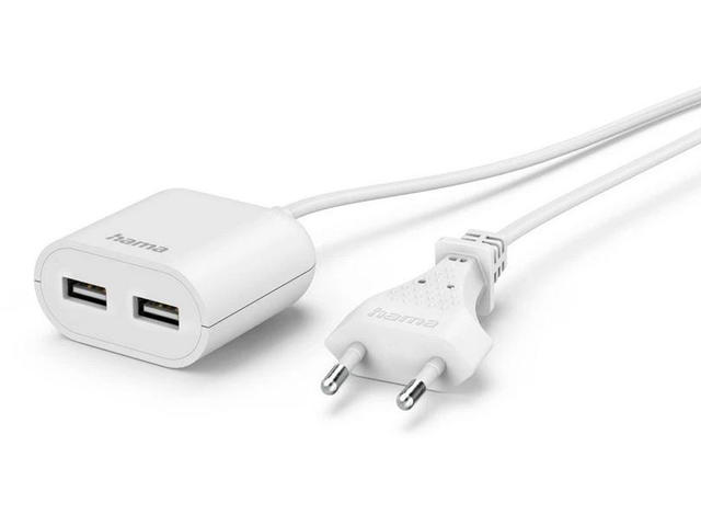 Разклонители Hama USB захранване/разклонител с 1.9 м дълъг кабел