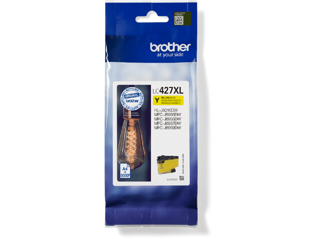 Консумативи Оригинален Brother LC427XLY Yellow Ink Cartridge