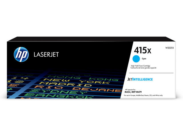 Консумативи HP 415X Cyan LaserJet Toner Cartridge