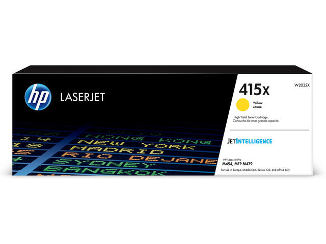 Консумативи HP 415X Yellow LaserJet Toner Cartridge