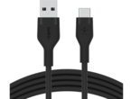 Кабели и Адаптери Belkin BOOST CHARGE Flex Silicone cable USB-A to USB-C - 1M - Black