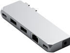 USB Хъб Satechi Aluminium Pro Hub Mini, Silver