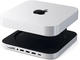 USB Хъб Satechi стойка и хъб Type-C за Mac Mini с корпус за SSD, Silver