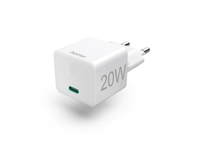 Зарядни устройства Hama Power Delivery (PD) Qualcomm 3.0 20W, бяло