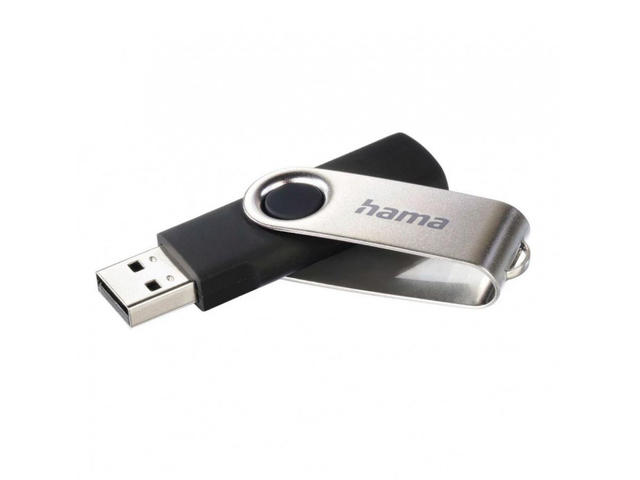 USB памети Hama "Rotate" USB Stick, 64GB, в черно