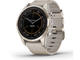 Смарт часовници Garmin fenix 7S Pro Sapphire Solar Edition - Soft Gold с Limestone кожена каишка