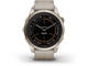 Смарт часовници Garmin fenix 7S Pro Sapphire Solar Edition - Soft Gold с Limestone кожена каишка