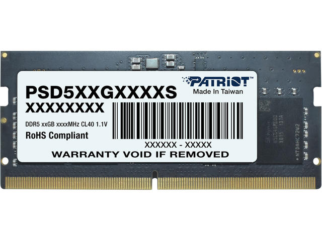 Оперативна памет 32GB DDR5 4800Mhz Patriot Signature SODIMM