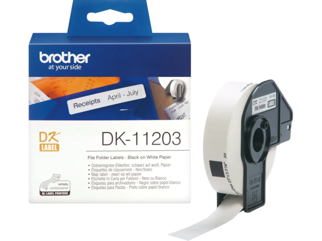 Хартия Brother DK-11203 File Folder Labels