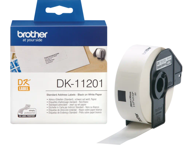 Хартия Brother DK-11201 Roll Standard Address Labels