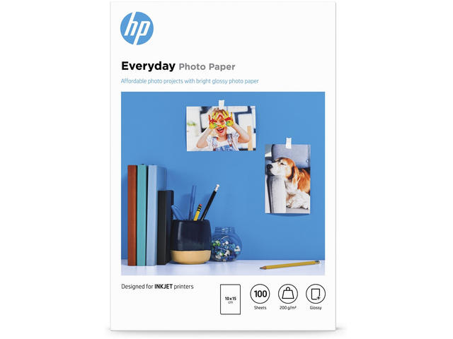 Хартия HP Everyday Photo Paper, 10 x 15 см
