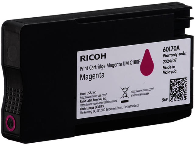 Консумативи Ricoh IJM C180F Magenta