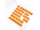 Капачки за клавиатури Ducky Yellow 31-Keycap Set Rubber Backlit Double-Shot US Layout 