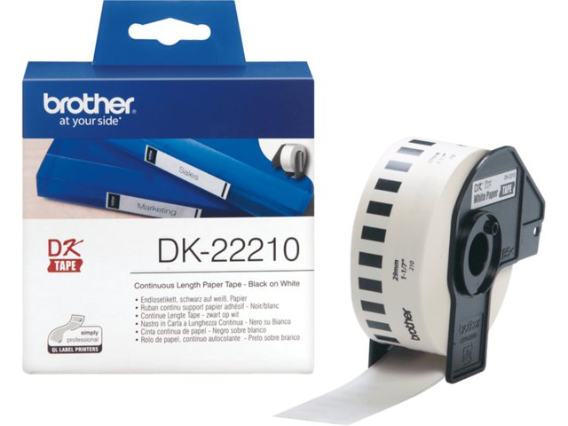 Хартия Brother DK-22210 Continuous Length Paper Tape