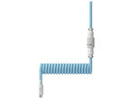 Кабели за клавиатури HyperX Coiled Cable USB-C Light Blue-White