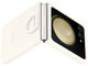 Калъфи Samsung Galaxy Z Flip5 силиконов калъф с ринг, Cream