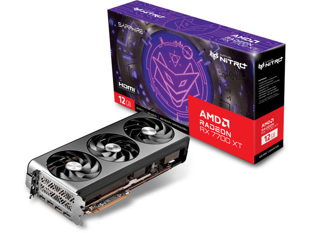 Видео карти Sapphire NITRO+ AMD Radeon RX 7700 XT 12GB