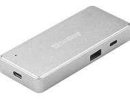 USB Хъб Sandberg USB-C+A CFast+SD Card Reader