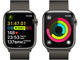 Смарт часовници Apple Watch S9 Cellular 41mm Graphite Stainless Steel Case w Graphite Milanese Loop