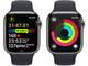 Смарт часовници Apple Watch S9 Cellular 45mm Graphite Stainless Steel Case w Midnight Sport Band - S/M