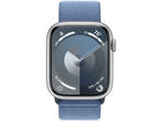 Смарт часовници Apple Watch S9 Cellular 45mm Silver Alu Case w Winter Blue Sport Loop