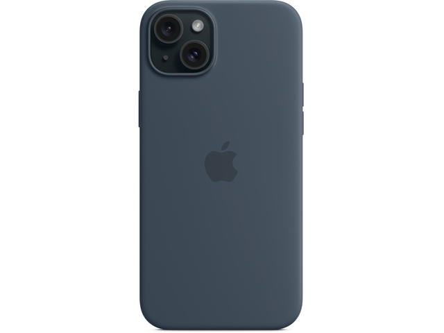 Калъфи Apple iPhone 15 Plus Silicone Case with MagSafe - Storm Blue