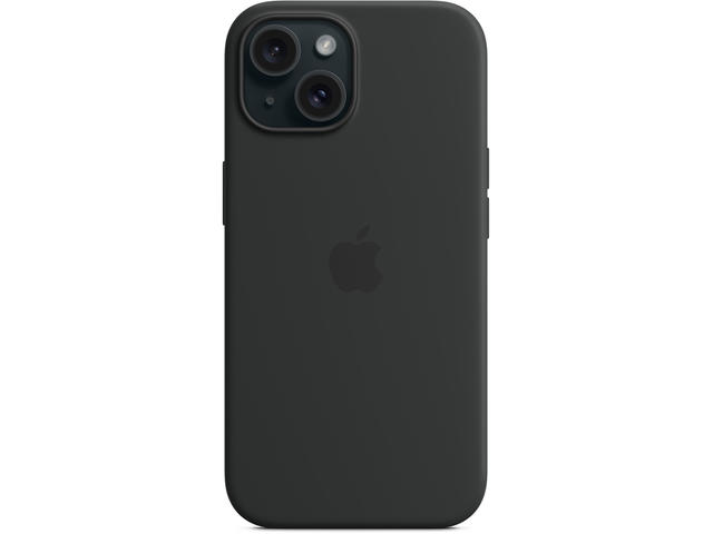 Калъфи Apple iPhone 15 Silicone Case with MagSafe - Black