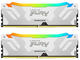 Оперативна памет 32GB (2x16GB) DDR5 7200 MT/s Kingston Fury Renegade RGB White XMP