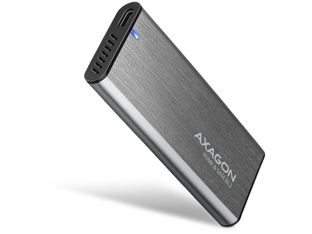 Кутии за дискове AXAGON EEM2-SG2 SSD Thin Screwless Box