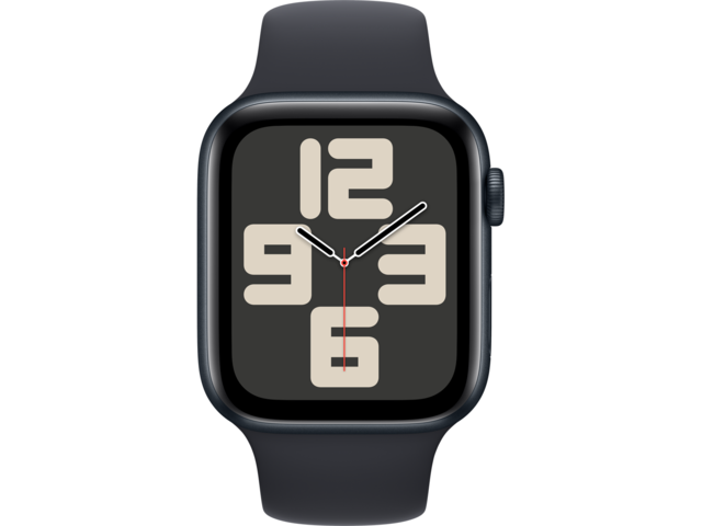 Смарт часовници Apple Watch SE2 v2 Cellular 44mm Midnight Alu Case w Midnight Sport Band - M/L