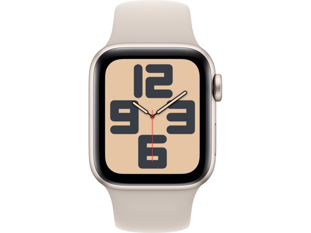 Смарт часовници Apple Watch SE2 v2 GPS 40mm Starlight Alu Case w Starlight Sport Band - M/L