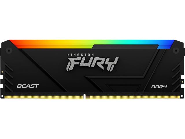 Оперативна памет 32GB DDR4 3200MT/s Kingston FURY BEAST Black RGB