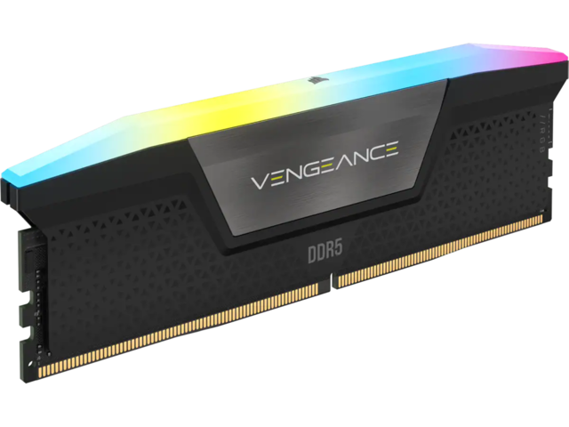 32GB (2x16GB) DDR5 5600MT/s Corsair Vengeance Black RGB | Laptop