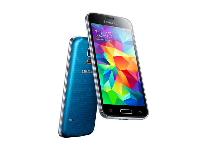 Смартфони Samsung Galaxy S5 mini (SM-G800F) 16GB, син цвят