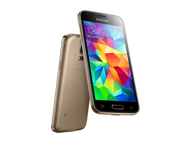 Смартфони Samsung Galaxy S5 mini (SM-G800F) 16GB, златист цвят