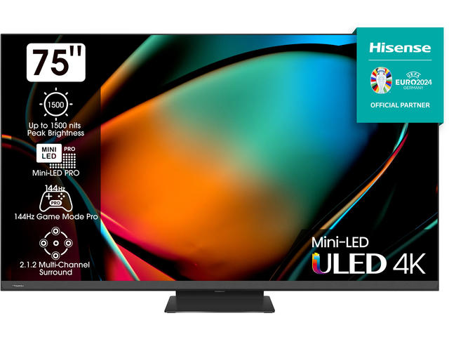 Телевизори Hisense 75U8KQ + Hisense HS312 Soundbar 3.1