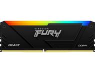 Оперативна памет 16GB DDR4 3200MT/s Kingston FURY BEAST Black RGB