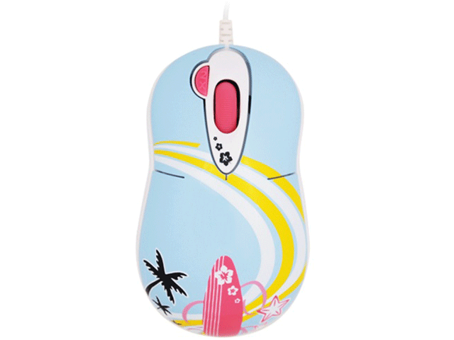 Мишки Мини оптична мишка Aloha Splash с бутон 2х