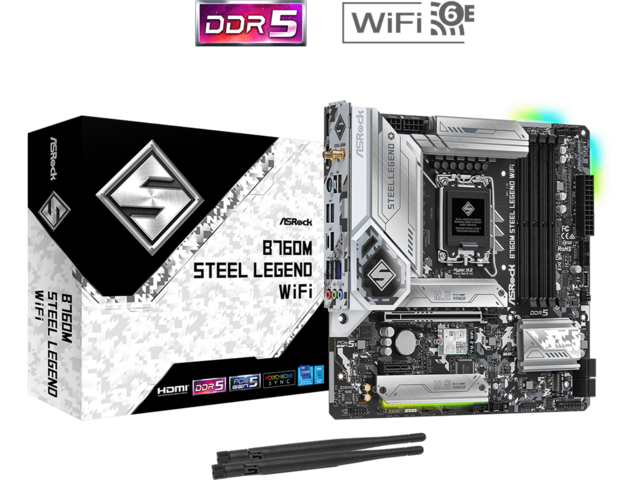 Дънни платки ASRock B760M Steel Legend Wi-Fi